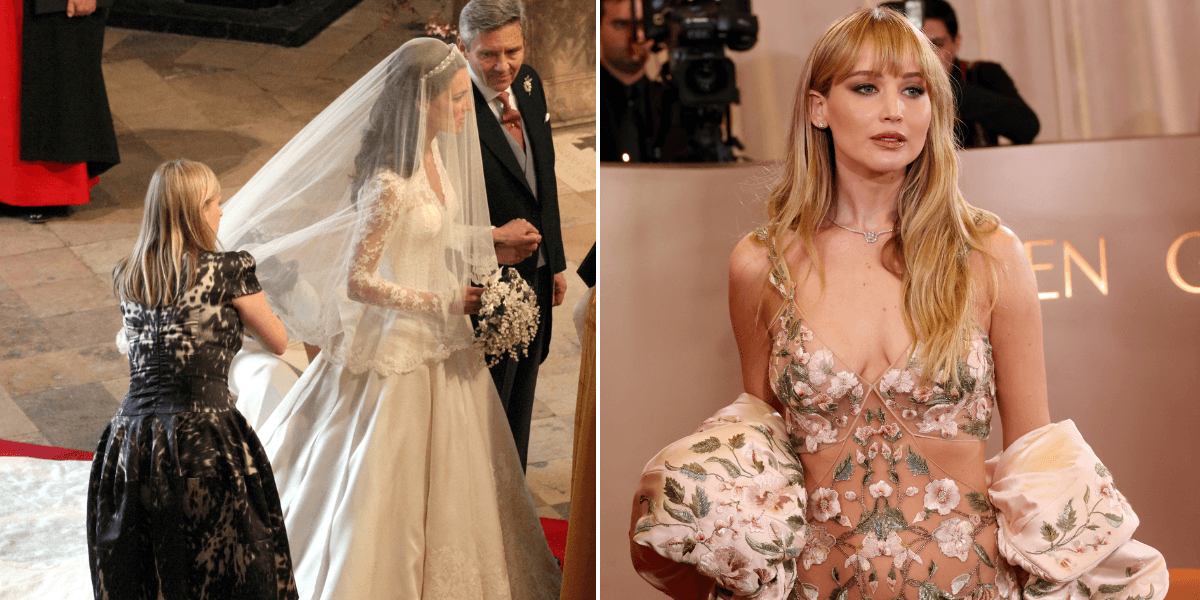 Kate Middleton’s wedding gown designer created jaw-dropping ‘naked dress’ for Jennifer Lawrence Kate Middleton’s wedding gown designer created jaw-dropping ‘naked dress’ for Jennifer Lawrence