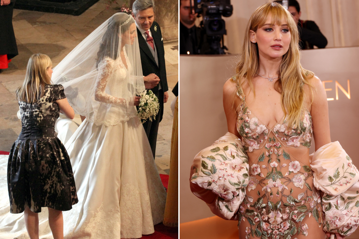 Kate Middleton and Jennifer Lawrence