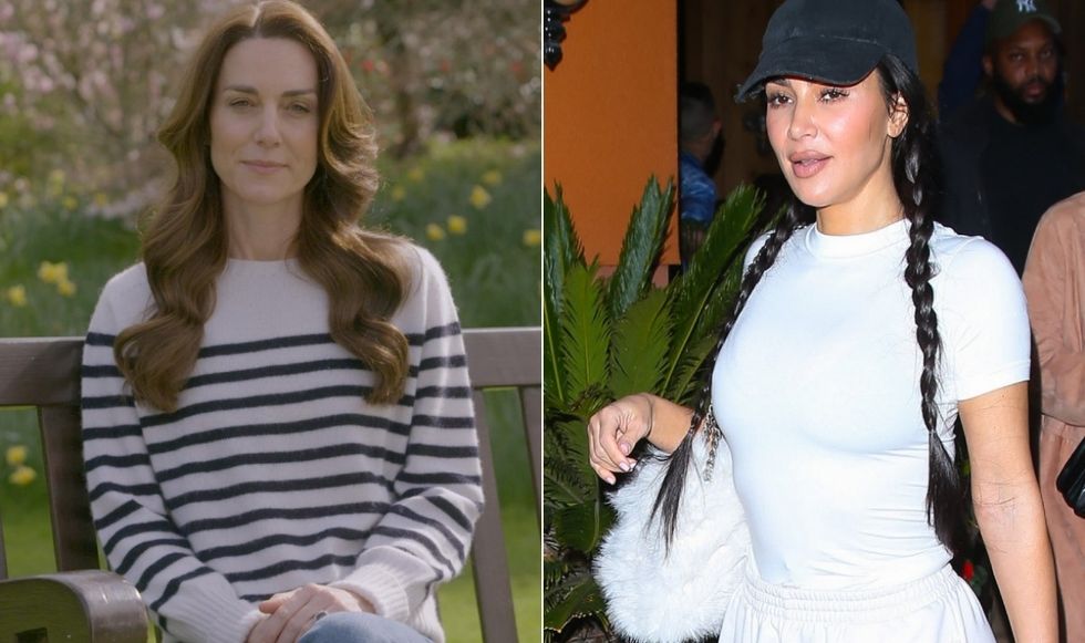 Kate Middleton and Kim Kardashian
