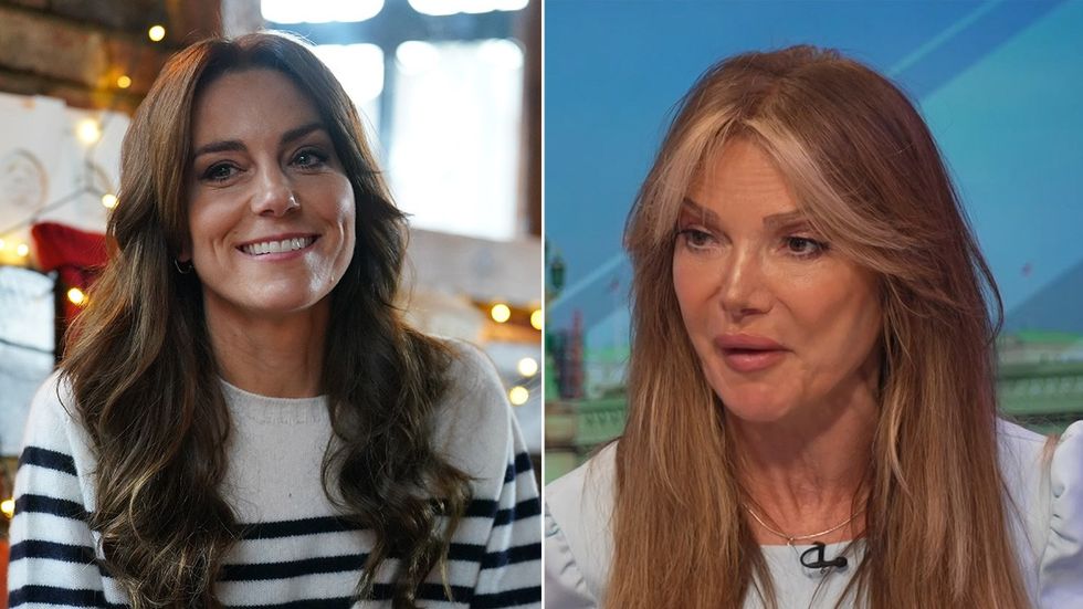 Kate Middleton and Lizzie Cundy