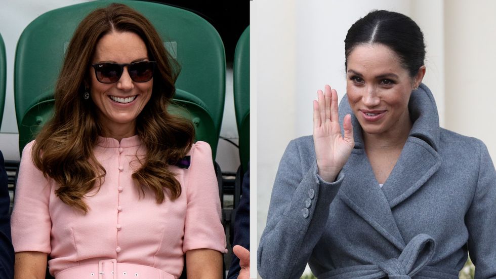 Kate Middleton and Meghan Markle