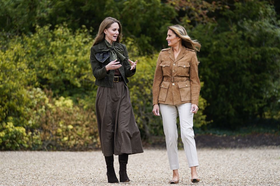 Kate Middleton and Melania Trump