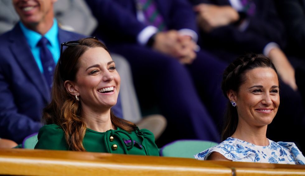 Kate Middleton and Pippa Middleton