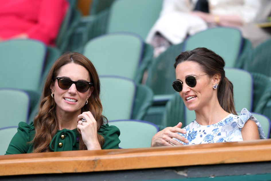 Kate Middleton and Pippa Middleton
