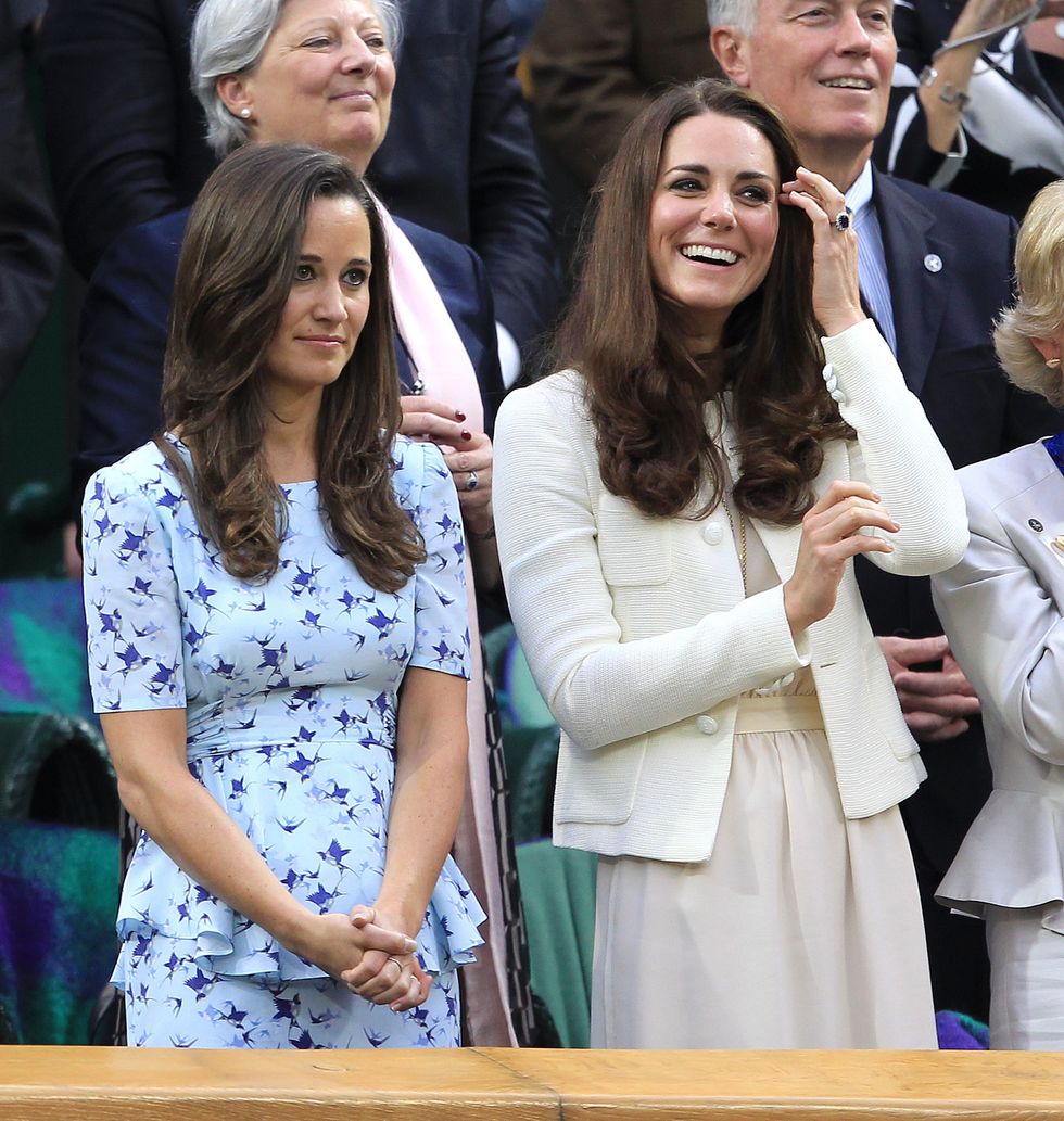 Kate Middleton and Pippa Middleton