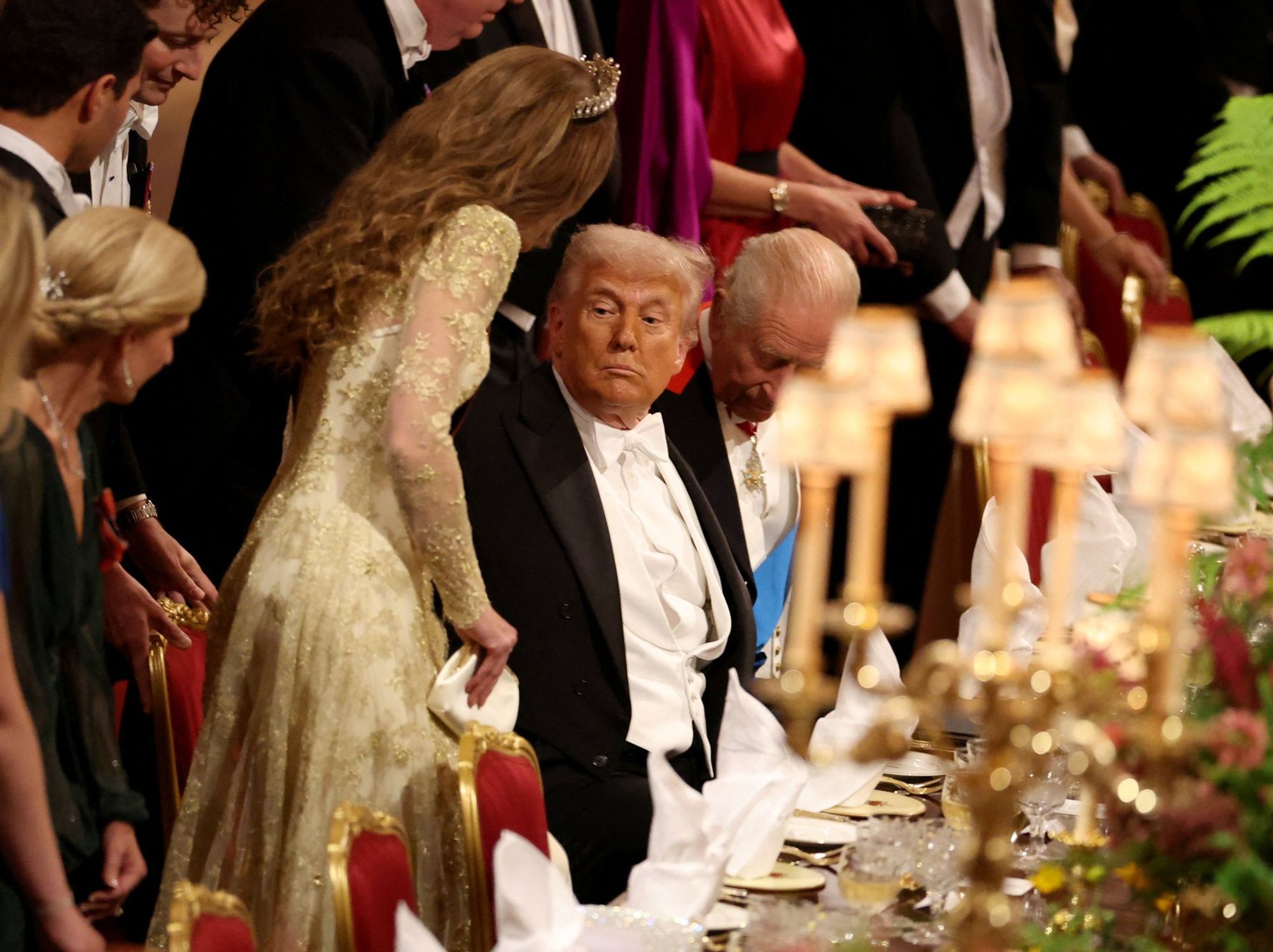 Kate Middleton and President Donald Trump