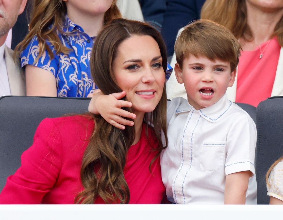 Kate Middleton and Prince Louis