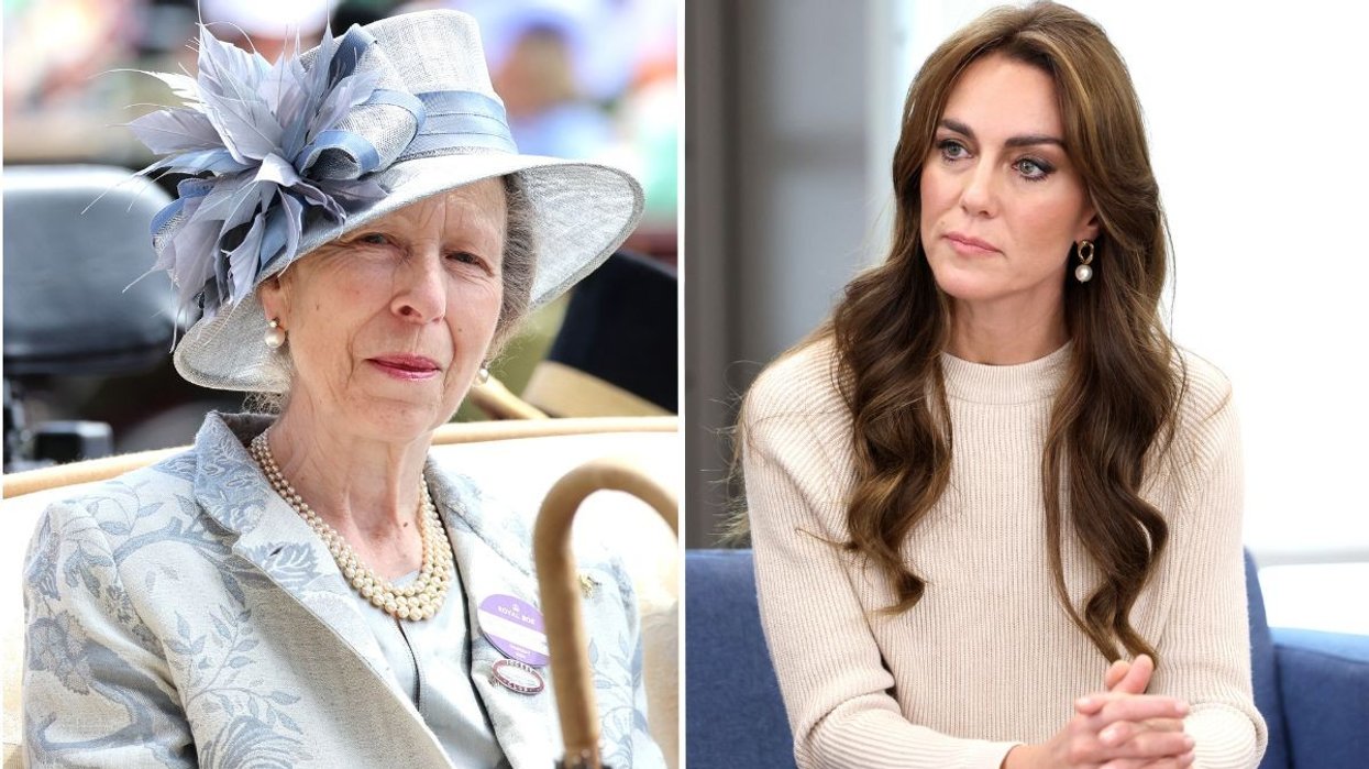 Kate Middleton and Princess Anne