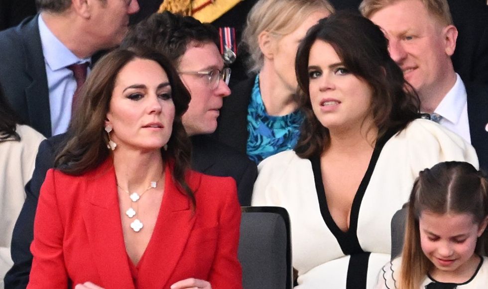 Kate Middleton and Princess Eugenie