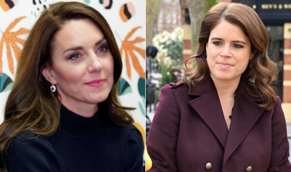 Kate Middleton and Princess Eugenie