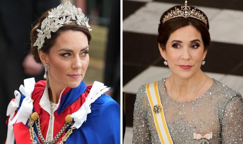 Kate Middleton and Princess Mary