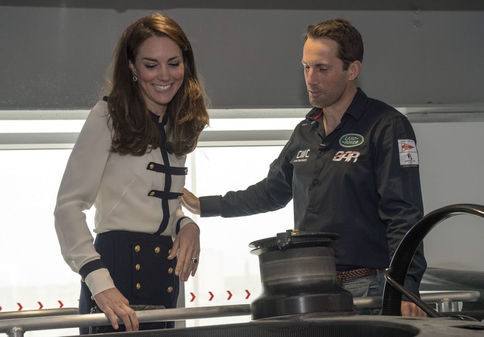 Kate Middleton and Sir Ben Ainslie