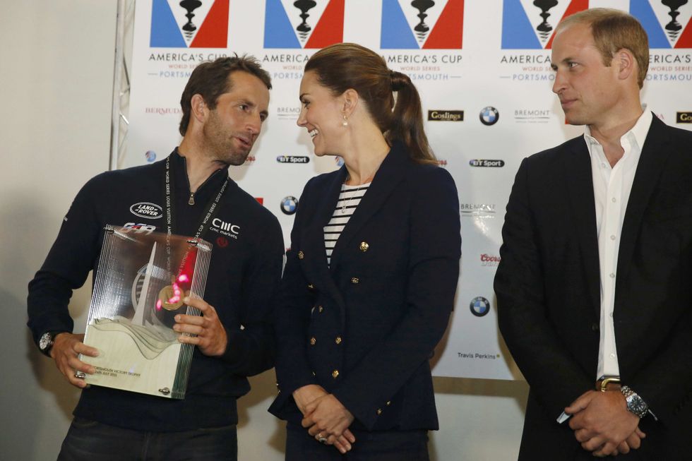Kate Middleton and Sir Ben Ainslie
