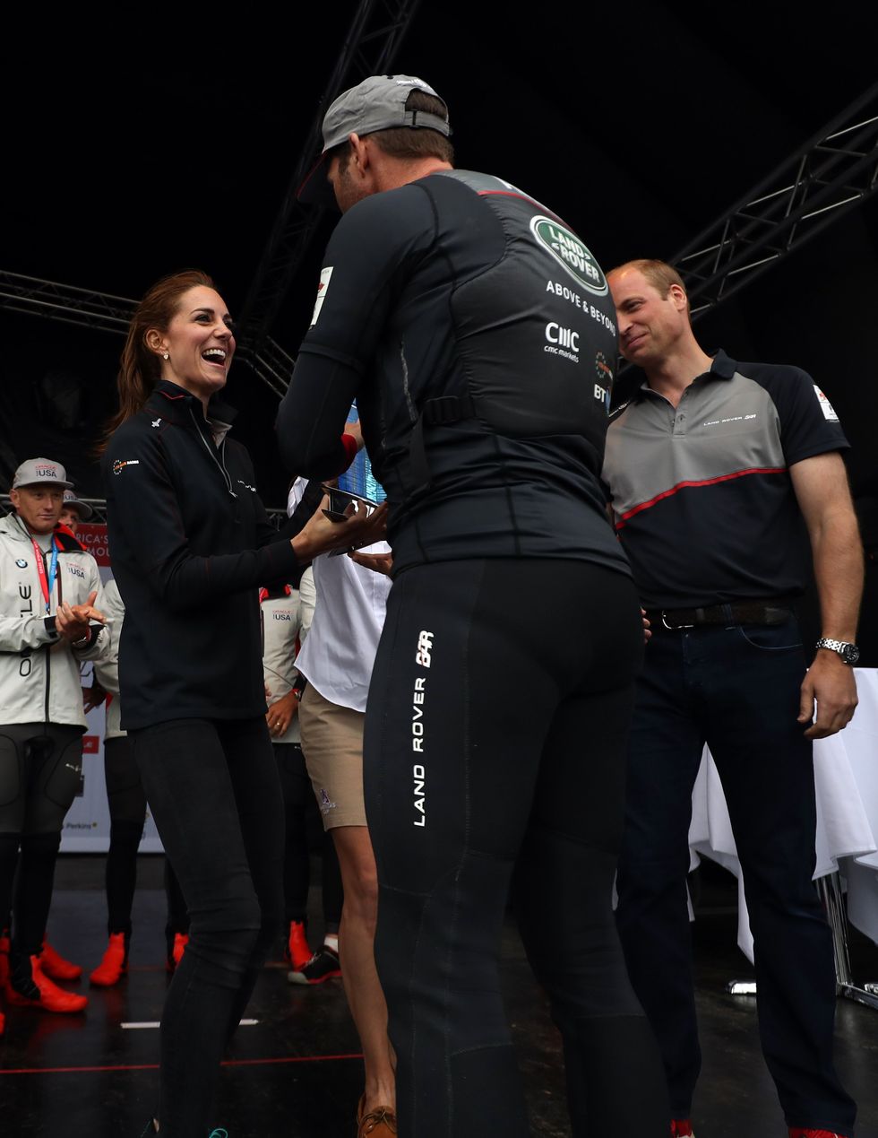 Kate Middleton and Sir Ben Ainslie