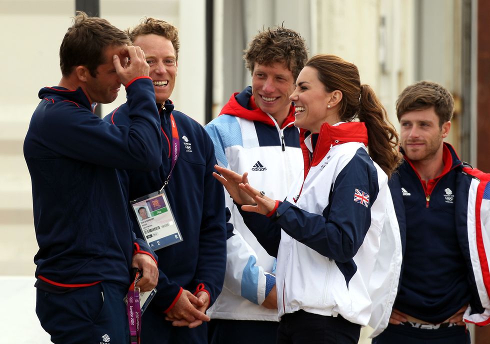 Kate Middleton and Sir Ben Ainslie