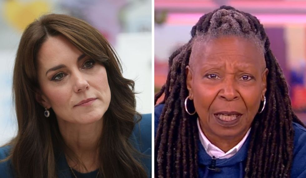 Kate Middleton and Whoopi Goldberg
