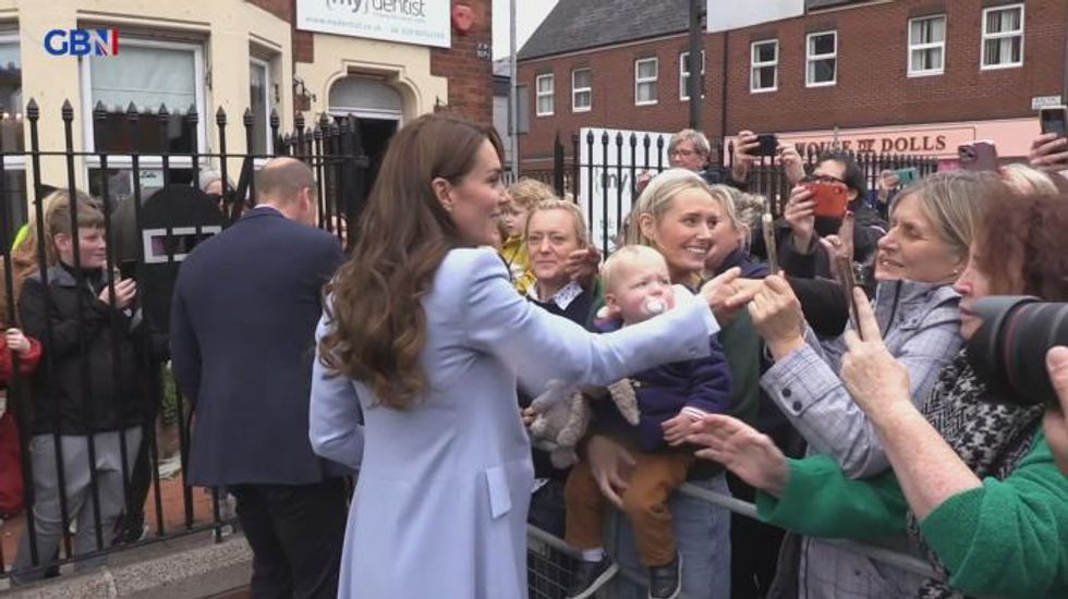 Woman tells Kate Middleton she's not in her 'own country' during visit to Northern Ireland