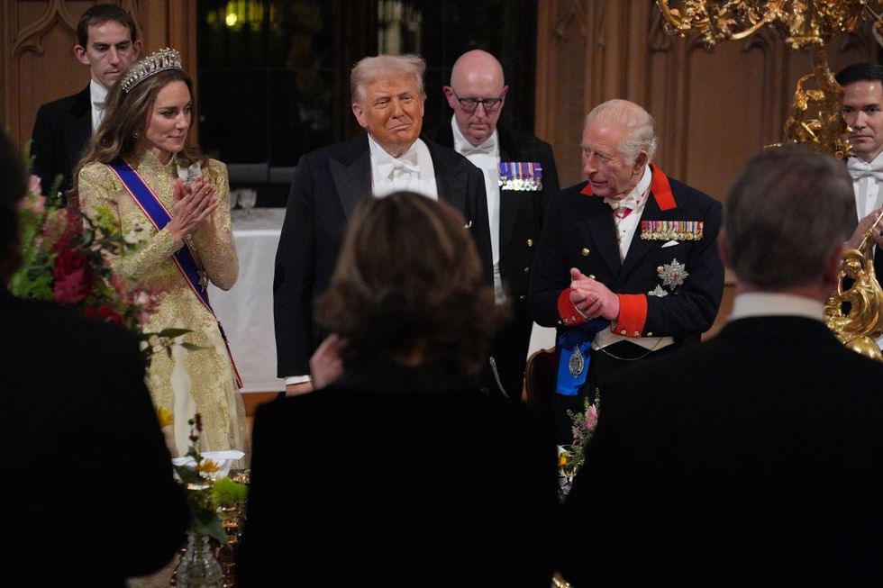 Kate Middleton, Donald Trump and King Charles