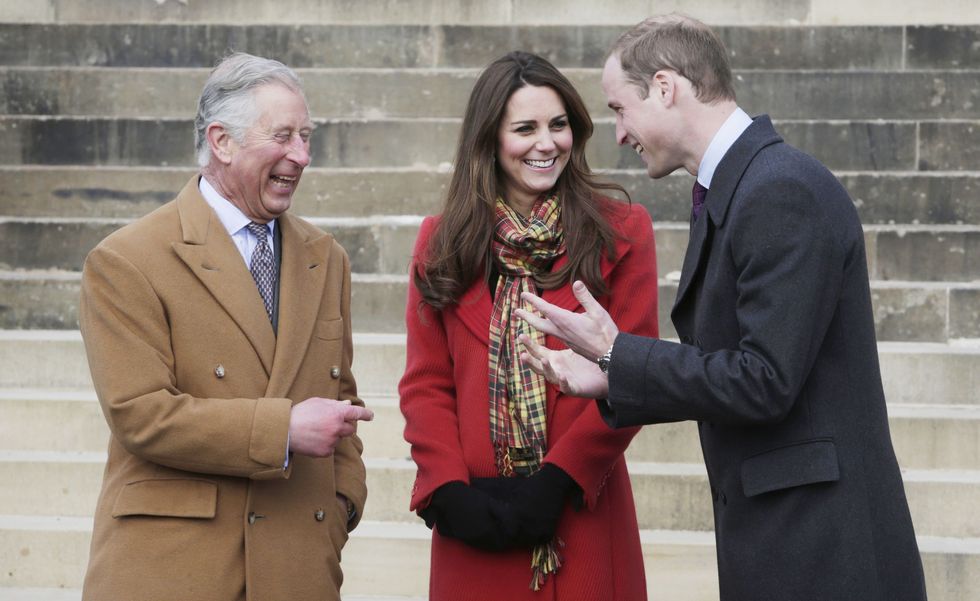Kate Middleton, King Charles and Prince William