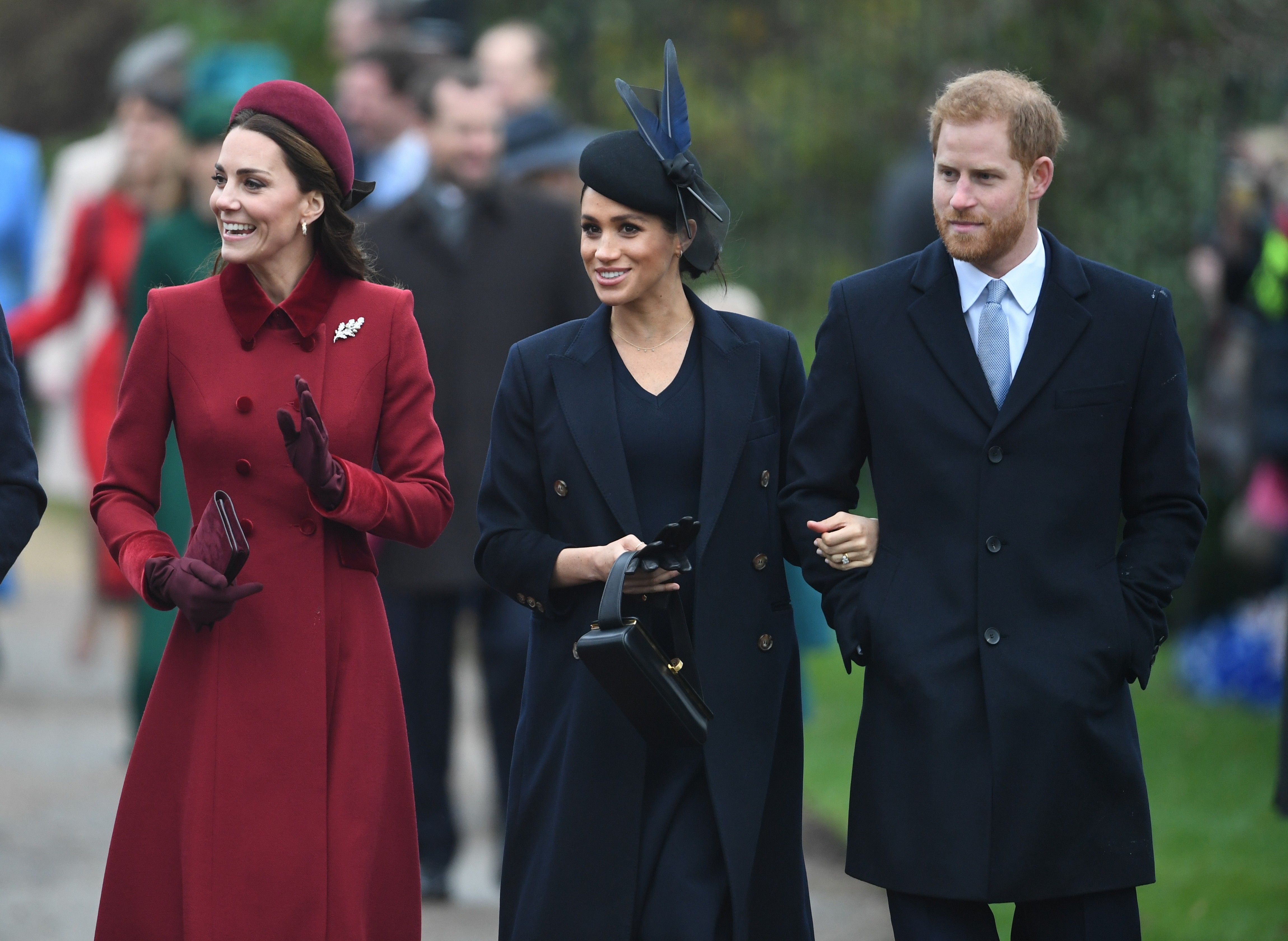 Kate Middleton, Meghan Markle and Prince Harry