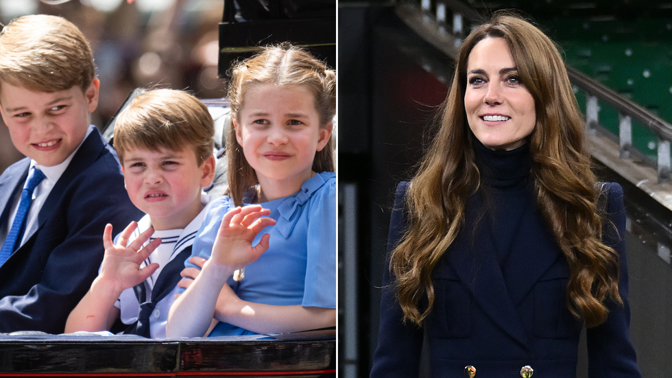 Kate Middleton, Prince George, Princess Charlotte and Prince Louis