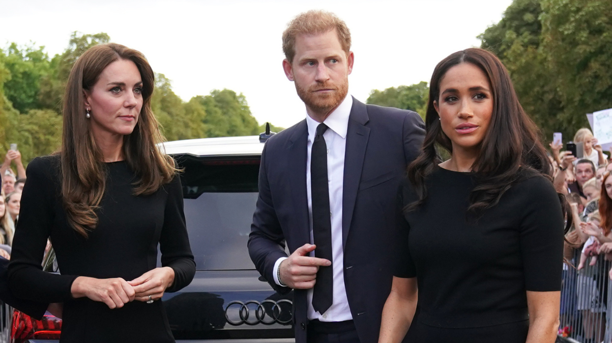 Kate Middleton, Prince Harry and Meghan Markle