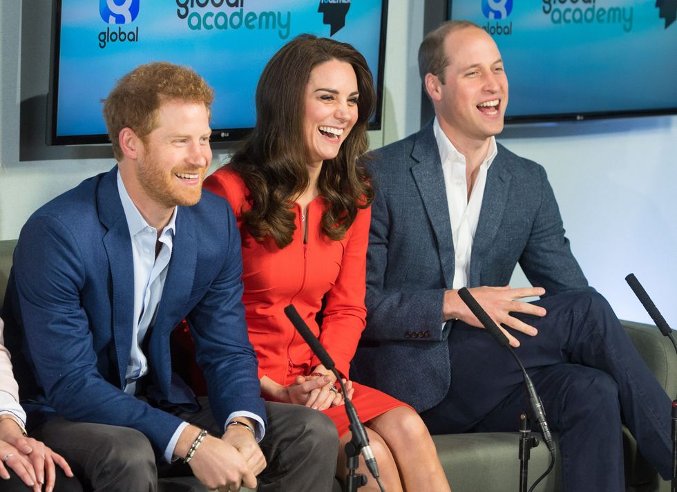 Kate Middleton, Prince William and Prince Harry