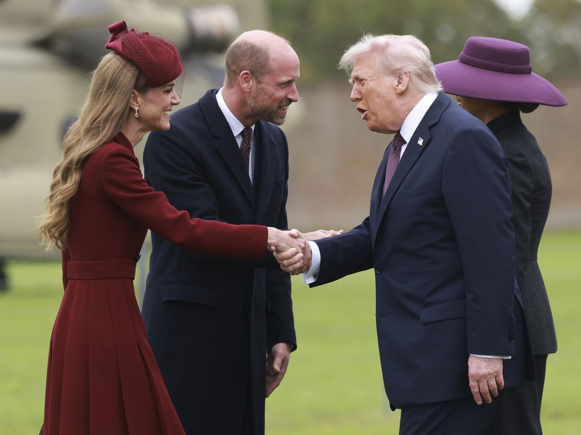 Kate Middleton, Prince William, Donald Trump, Melania Trump