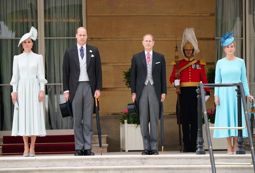 Kate Middleton, Prince William, Prince Edward and Duchess of Edinburgh