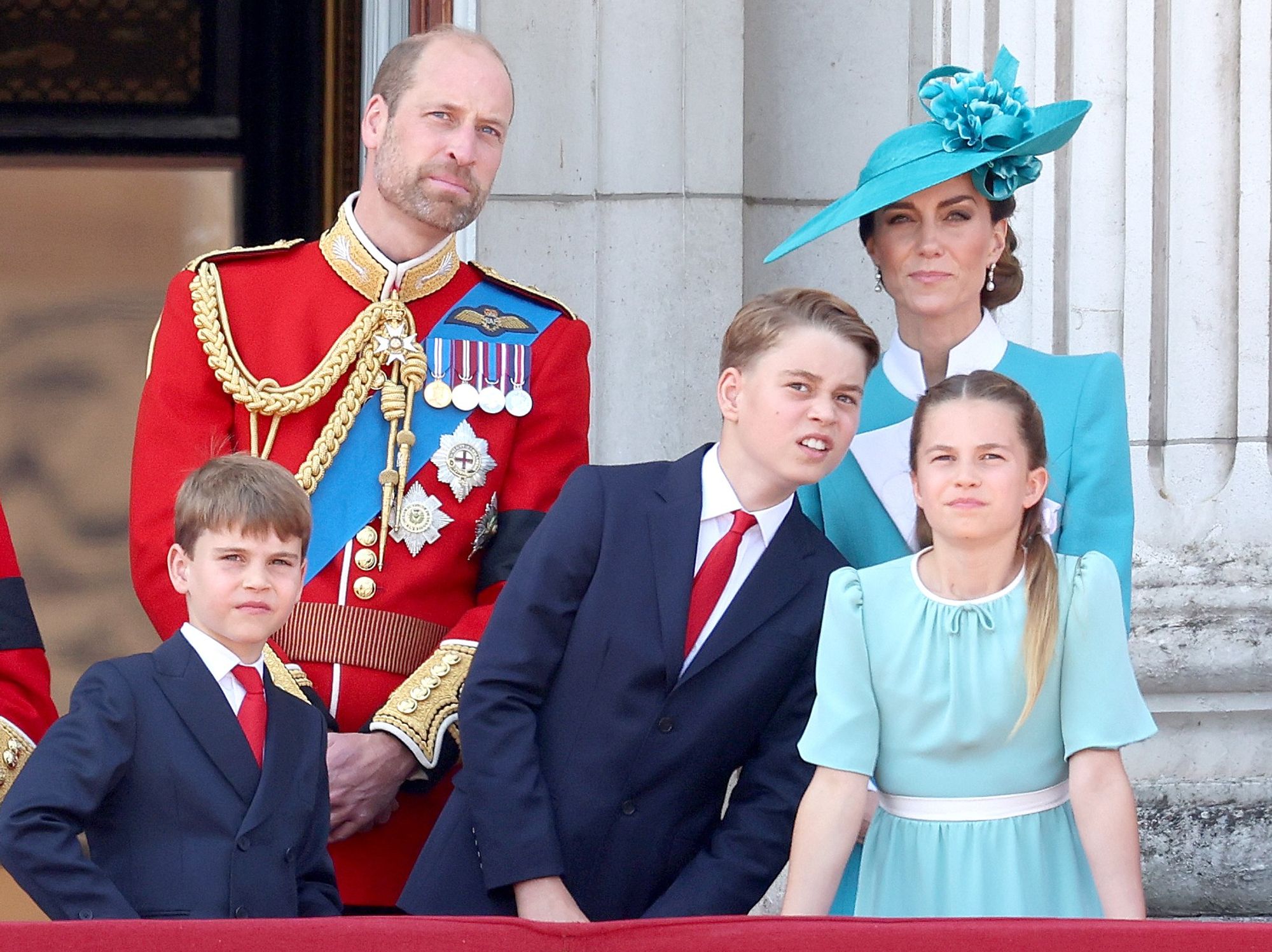 Kate Middleton, Prince William, Prince George, Princess Charlotte and Prince Louis