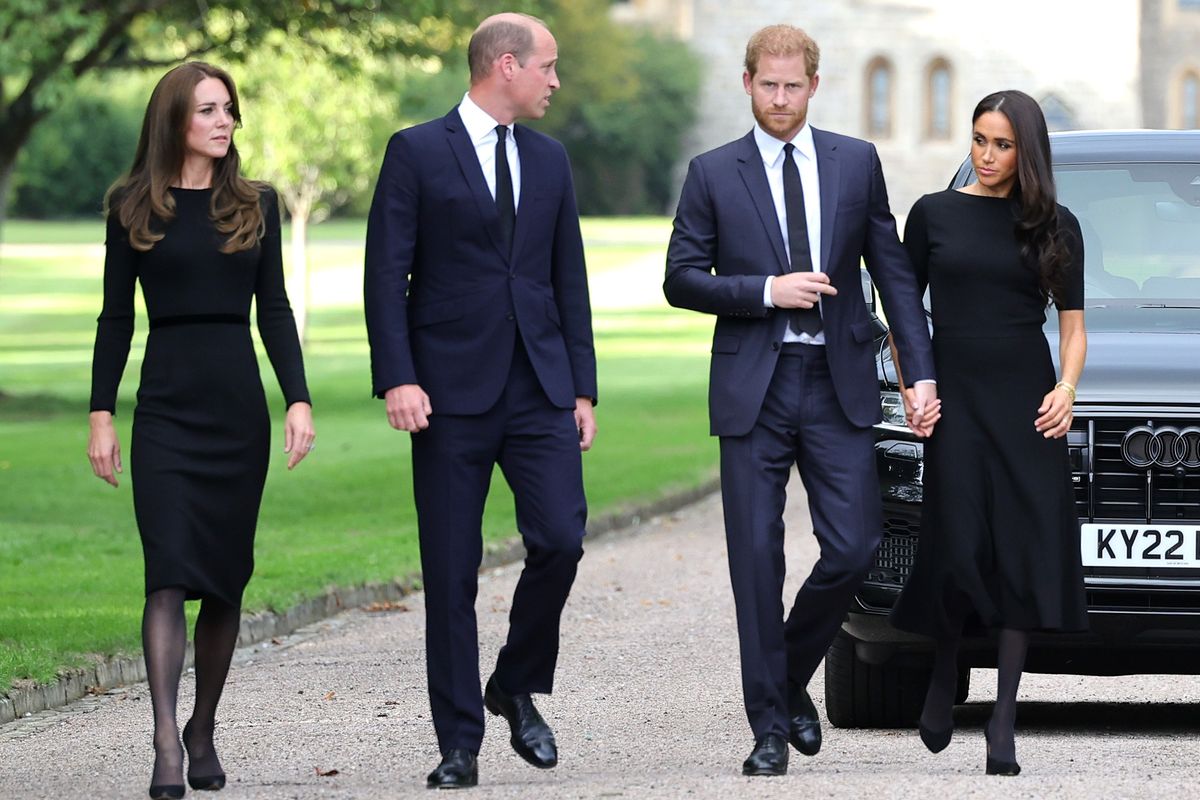 Kate Middleton, Prince William, Prince Harry, Meghan Markle