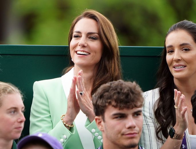 Kate Middleton sat beside Robson