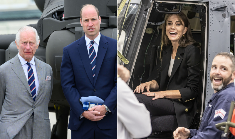 Kate Middleton taking helicopter with George, Charlotte and Louis sparked  'tense clash' between King Charles and Prince William
