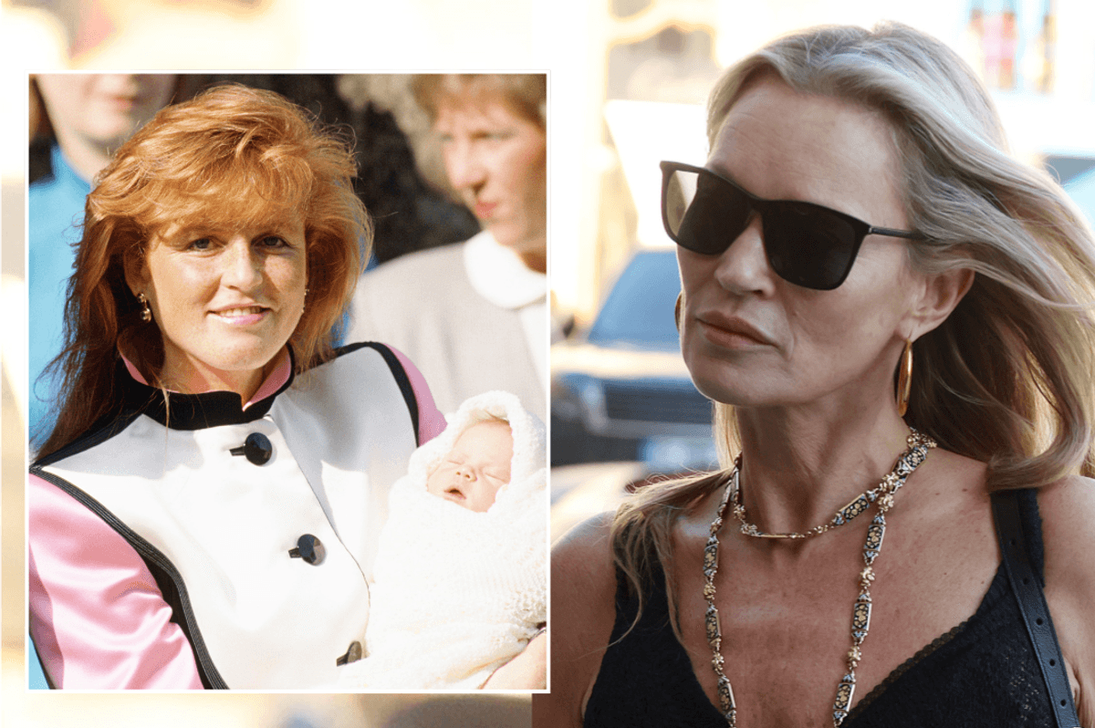 Kate Moss and Sarah Ferguson