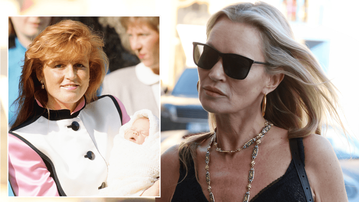 Kate Moss and Sarah Ferguson