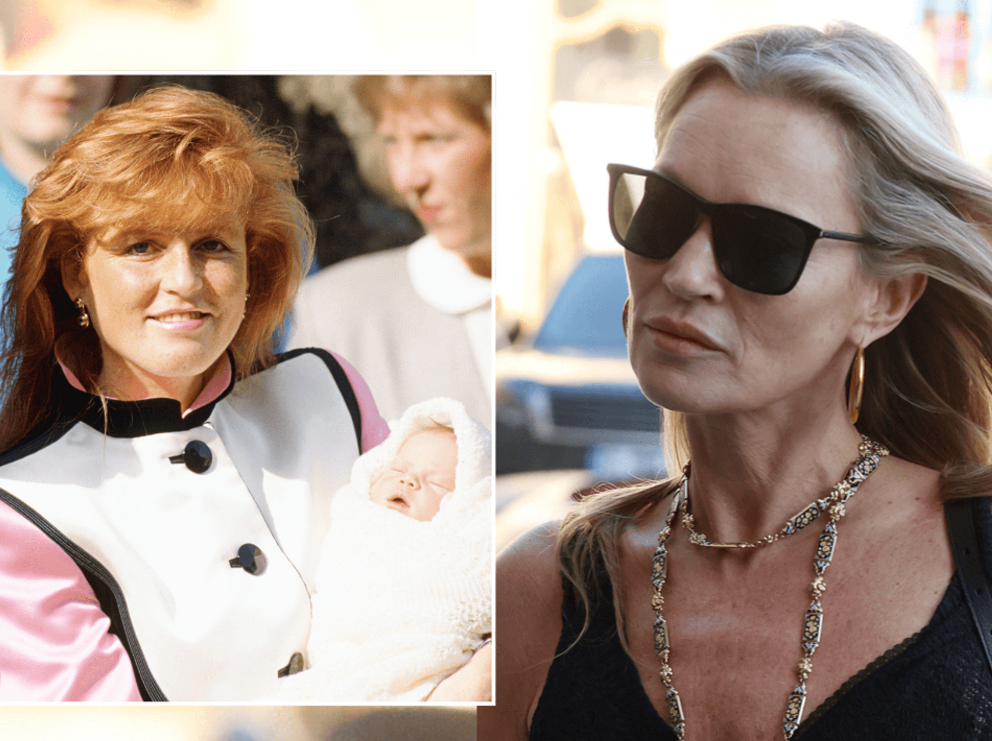 Kate Moss and Sarah Ferguson