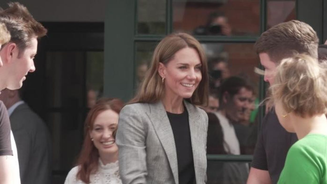 Prince George’s godfather joins Princess Kate on rare public reunion