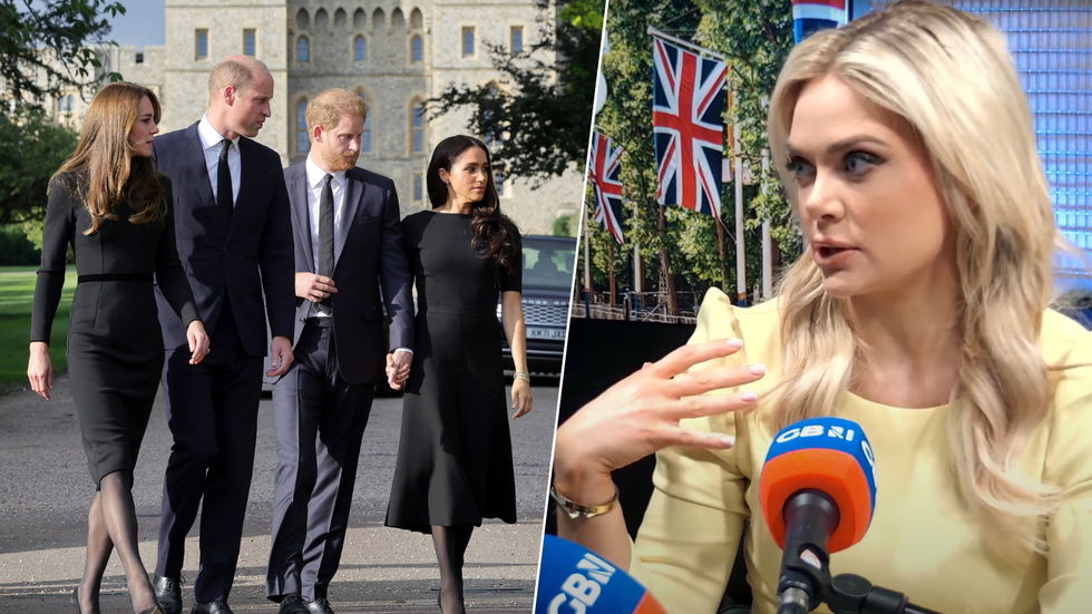 Kate, William, Harry and Meghan in Windsor/Ellie Costello