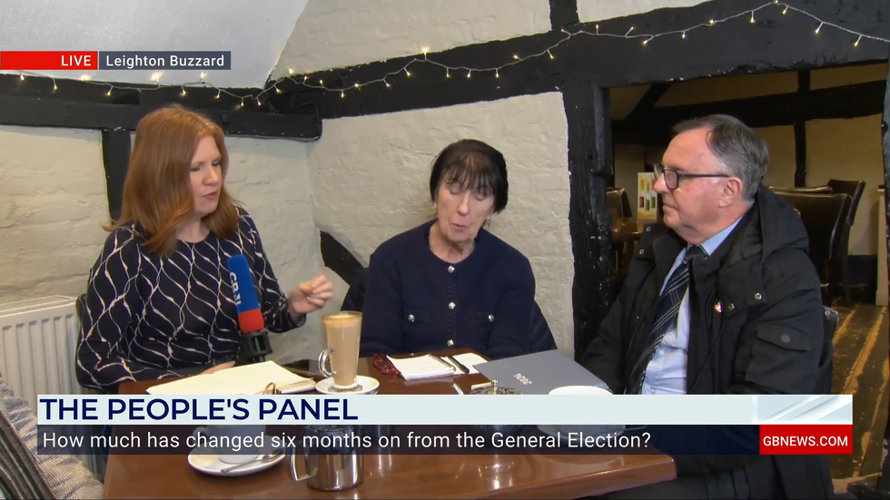 Katherine Forester and a Central Bedfordshire Councillor