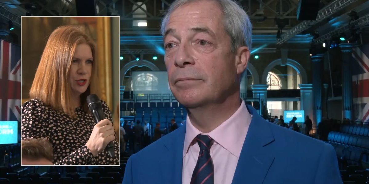 ‘You are a party of recycled Tories!’ Katherine Forster grills Nigel Farage after another Tory defection ‘You are a party of recycled Tories!’ Katherine Forster grills Nigel Farage after another Tory defection