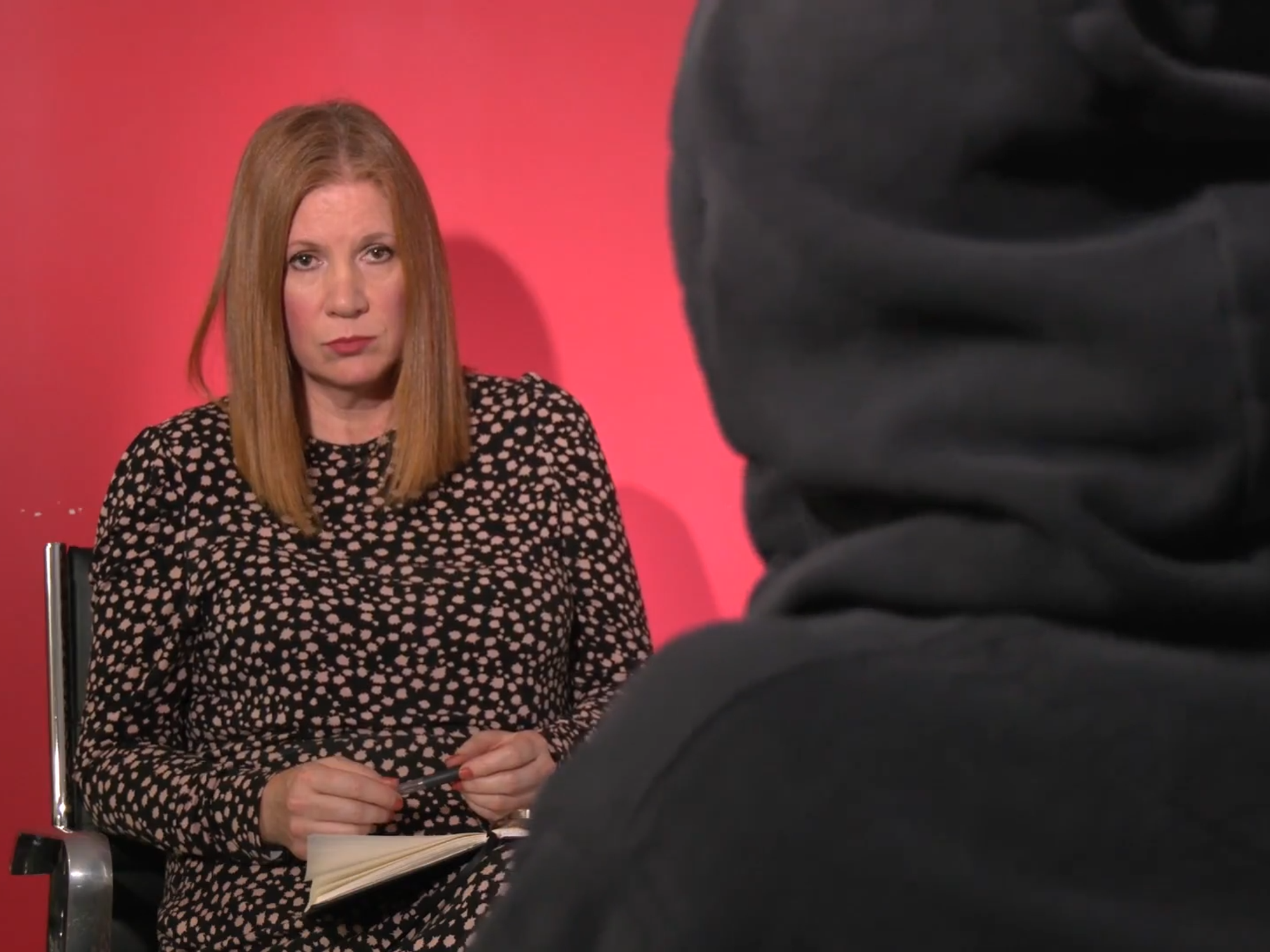 Katherine with migrant