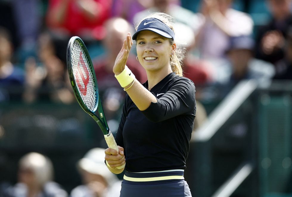 Katie Boulter came from a set down to beat Karolina Pliskova