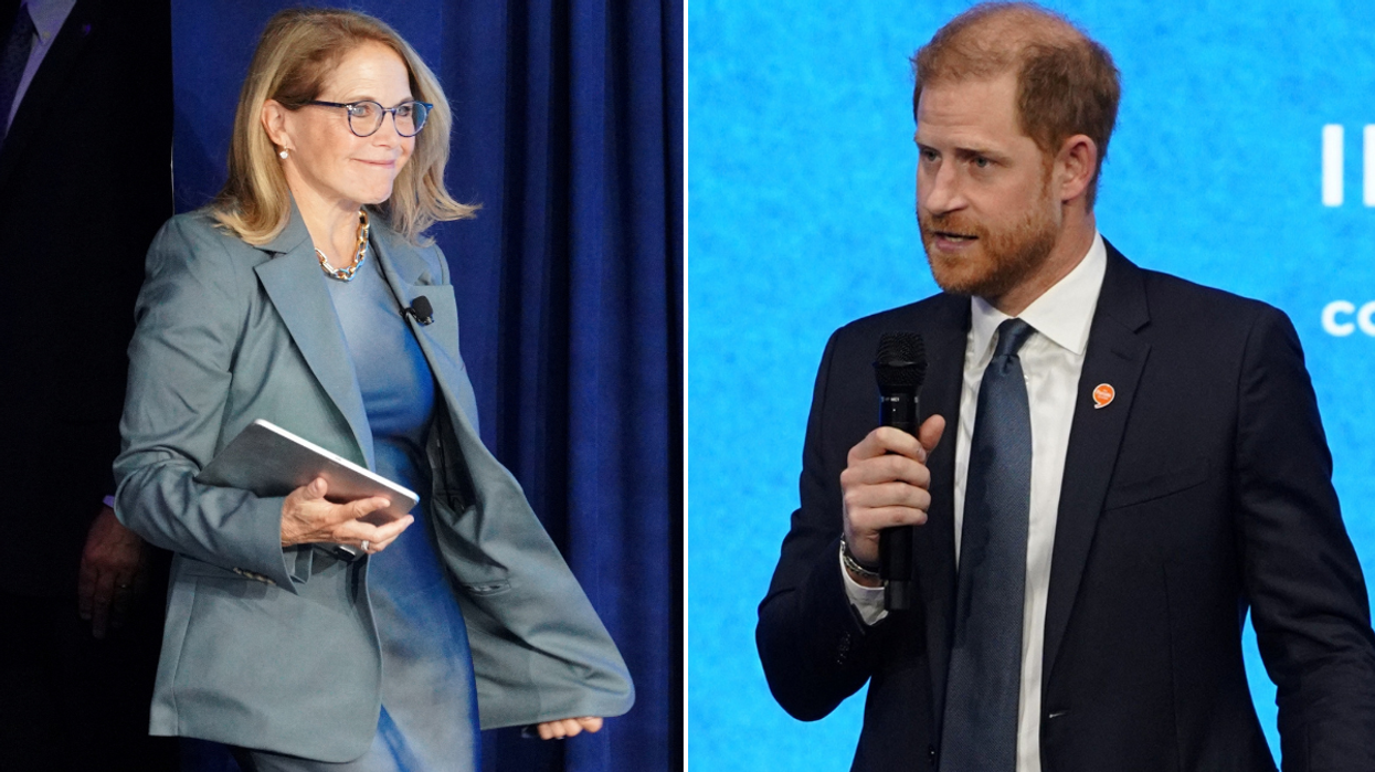 Katie Couric and Prince Harry