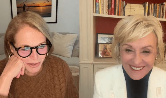 Katie Couric and Tina Brown