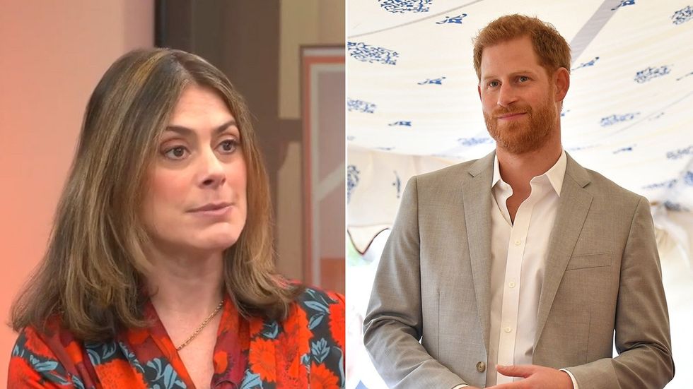 Katie Nicholl and Prince Harry