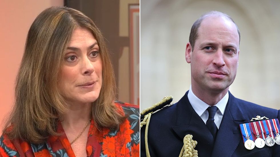 Katie Nicholl and Prince William