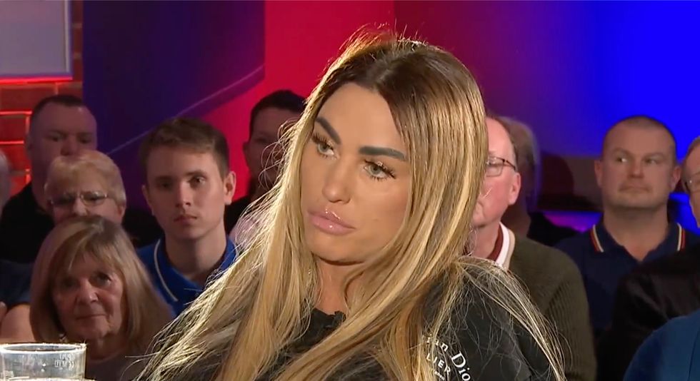 Katie Price joined Nigel Farage on GB News