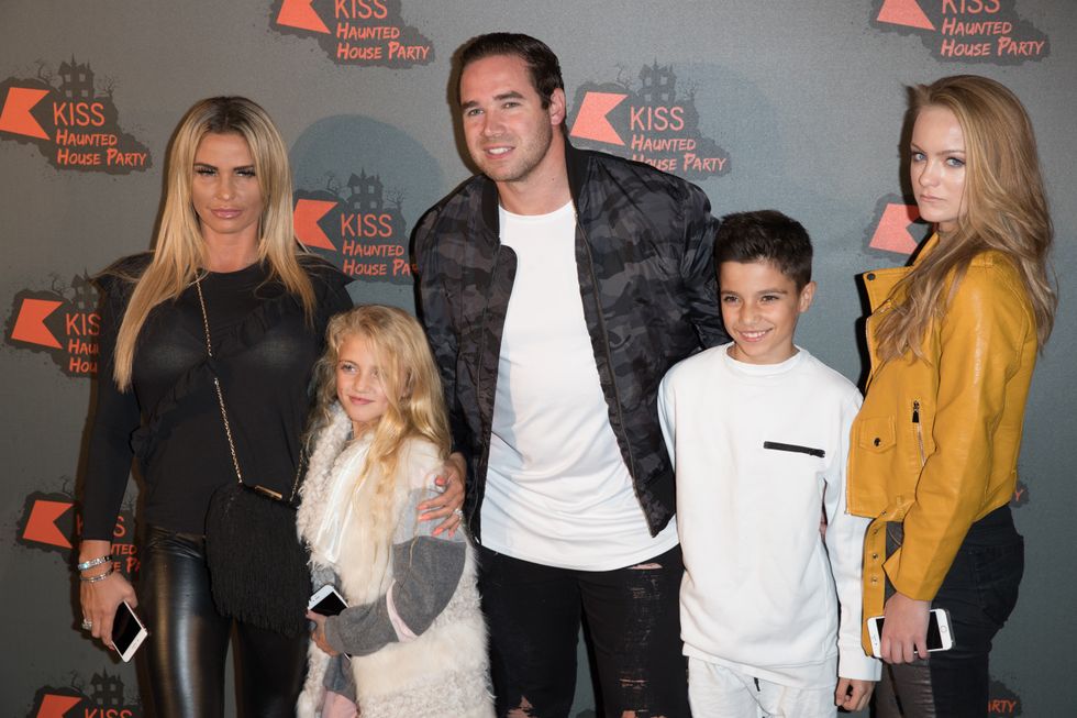 Katie Price, Princess Andre, Kieran Hayler and Junior Andre