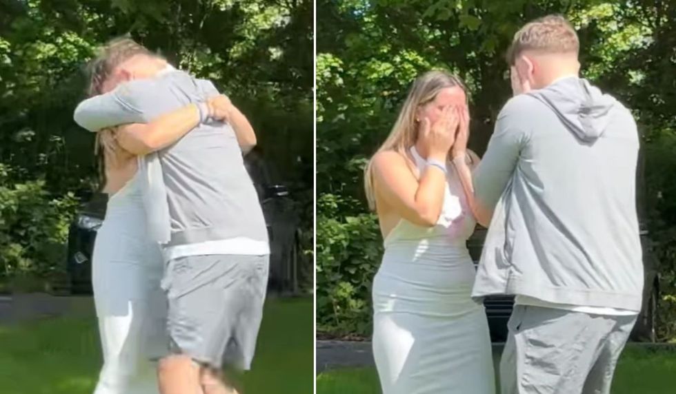 Katie Radford and Connor Carter