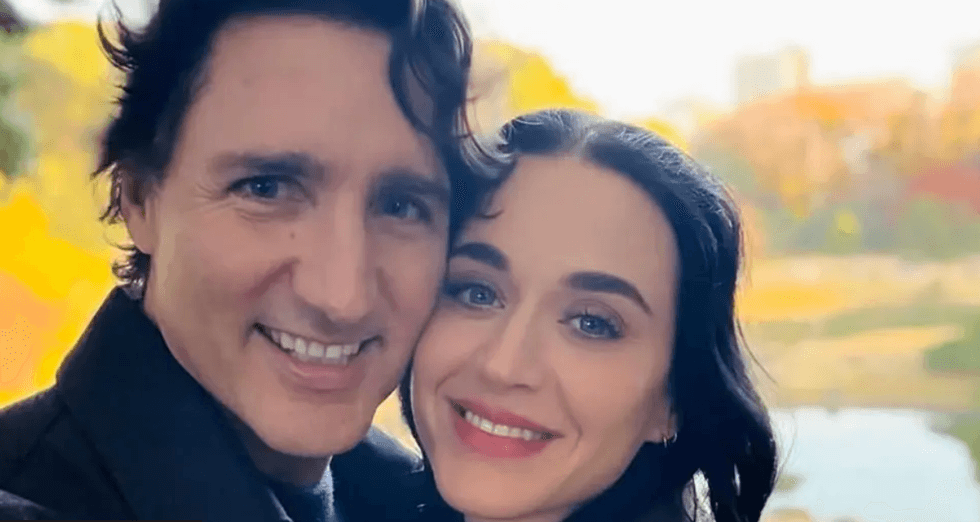 Katy Perry and Justin Trudeau